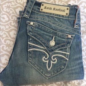 Rock Revival Heather Straight Jeans